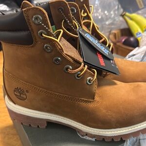 Timberland Tan Leather Ankle Boots